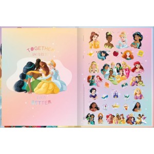 Caderno Brochurao Capa Dura Princesas 80fls.-098256-14427