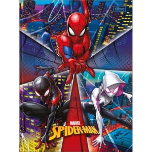 Caderno Brochurao Capa Dura Spider Man 48 Folhas-051113-46340