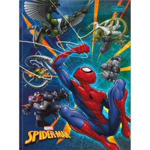 Caderno Brochurao Capa Dura Spider Man 48 Folhas-051113-52157