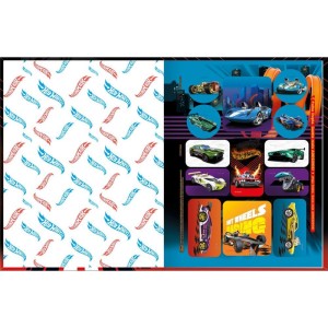 Caderno Caligrafia Capa Dura Hot Wheels 40fls.-098267-89666