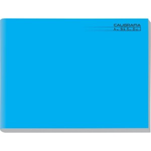 Caderno Caligrafia Capa Dura Liso 48f 1/4 Broch.horiz.azul-091867-25216