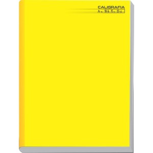 Caderno Caligrafia Capa Dura Liso 48fl Brochurao Amarelo-067555-67485