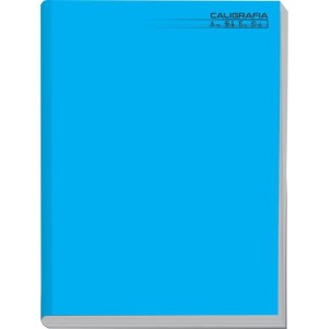 Caderno Caligrafia Capa Dura Liso 48fl Brochurao Azul-067554-51339