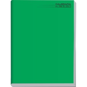 Caderno Caligrafia Capa Dura Liso 48fl Brochurao Verde-067556-68381