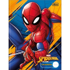 Caderno Caligrafia Capa Dura Spider Man 40fl Vert. Broc-062281-23308