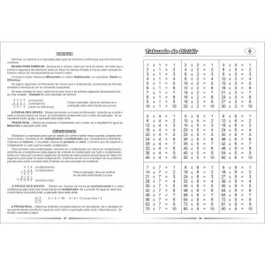 Caderno De Tabuada Tabuada Do Estudante 10 Folhas-016475-58850