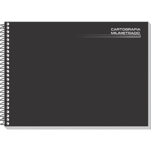 Caderno Desenho Milimetrado Liso Pto 48f Univ Espiral C.d.-050957-29365