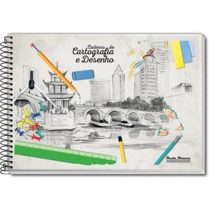 Caderno Desenho Univ Capa Dura 60fls. Espiral-064080-83209