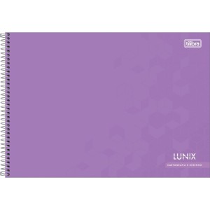 Caderno Desenho Univ Capa Dura Lunix Espiral 60fls.-098302-88761