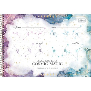 Caderno Desenho Univ Capa Dura Magic 80fls.-098293-57147