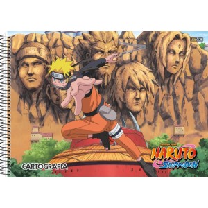 Caderno Desenho Univ Capa Dura Naruto 60f C/adesivo-096410-11463