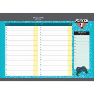 Caderno Desenho Univ Capa Dura Player 1 80fls.-090186-45747