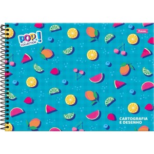 Caderno Desenho Univ Capa Dura Pop Collection 96fls.-098431-28125