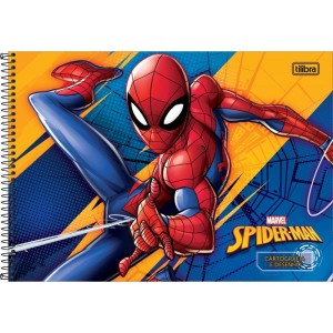 Caderno Desenho Univ Capa Dura Spider-man 80fls.-081249-43742