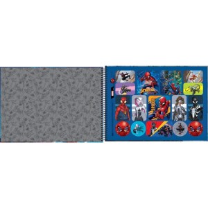 Caderno Desenho Univ Capa Dura Spider-man 80fls.-081249-56274