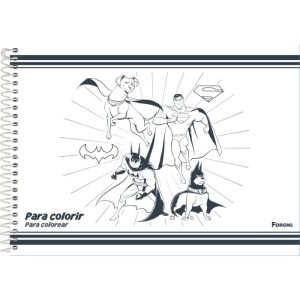 Caderno Desenho Univ Capa Dura Super Pets 80fls.-098348-54518