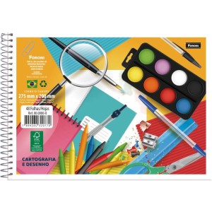 Caderno Desenho Universitario 48fls. S/seda-066349-59478