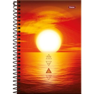 Caderno Espiral 1/4 Capa Dura 4 Elementos 160fls.-098398-18147