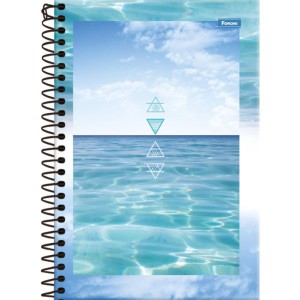 Caderno Espiral 1/4 Capa Dura 4 Elementos 160fls.-098398-50838