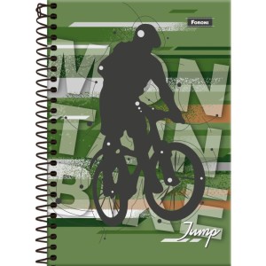 Caderno Espiral 1/4 Capa Dura Jump 80fls.-098426-12395