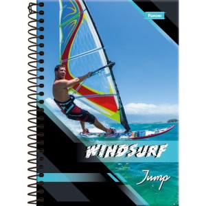 Caderno Espiral 1/4 Capa Dura Jump 80fls.-098426-44597