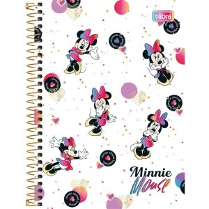 Caderno Espiral 1/4 Capa Dura Minnie 80fls.-078652-81580