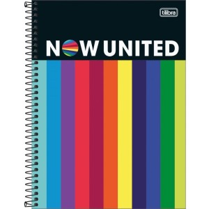 Caderno Espiral 1/4 Capa Dura Now United 80fls.-087272-15656