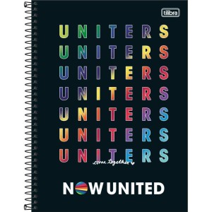 Caderno Espiral 1/4 Capa Dura Now United 80fls.-087272-37294