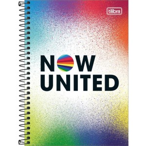 Caderno Espiral 1/4 Capa Dura Now United 80fls.-087272-42460