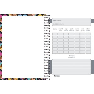 Caderno Espiral 1/4 Capa Dura Pop Collection 80fls.-098428-94443