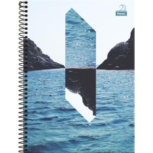 Caderno Espiral 1/4 Capa Dura Quatro Elementos 80fls.-081362-13632