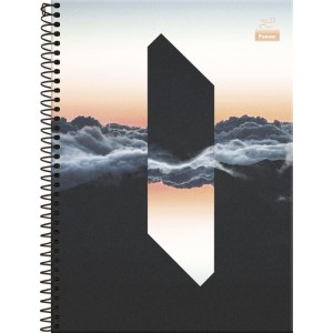 Caderno Espiral 1/4 Capa Dura Quatro Elementos 80fls.-081362-14216