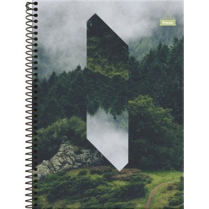 Caderno Espiral 1/4 Capa Dura Quatro Elementos 80fls.-081362-24739