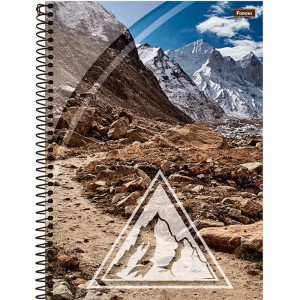 Caderno Espiral 1/4 Capa Dura Quatro Elementos 80fls.-081362-43979