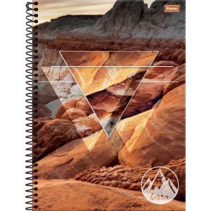 Caderno Espiral 1/4 Capa Dura Quatro Elementos 80fls.-081362-56625