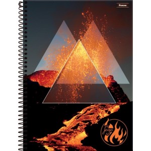 Caderno Espiral 1/4 Capa Dura Quatro Elementos 80fls.-081362-67037