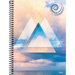 Caderno Espiral 1/4 Capa Dura Quatro Elementos 80fls.-081362-68800