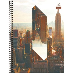 Caderno Espiral 1/4 Capa Dura Quatro Elementos 80fls.-081362-94101