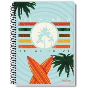 Caderno Espiral 1/4 Capa Dura Rox Masculino 48fls.-067024-36688