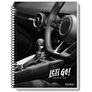 Caderno Espiral 1/4 Capa Dura Rox Masculino 96fls.-079111-75443