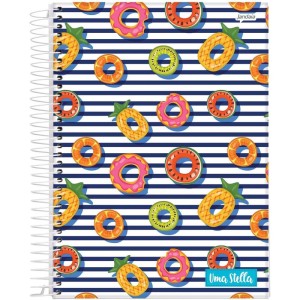 Caderno Espiral 1/4 Capa Dura Stella 80fls.-098194-52248