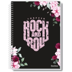 Caderno Espiral 1/4 Capa Dura Uau Feminino 48fls.-067025-16969