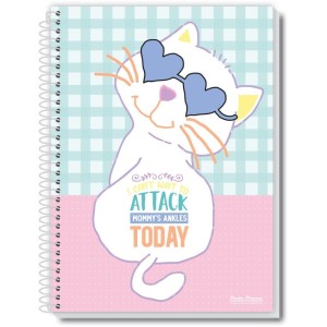 Caderno Espiral 1/4 Capa Dura Uau Feminino 48fls.-067025-71678