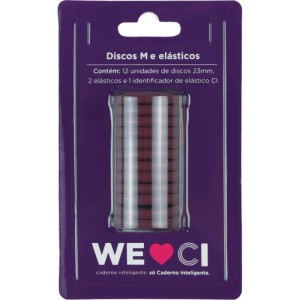 Caderno Inteligente Discos Grande 31mm 12discos+elas.bord-108989-11329