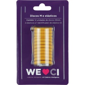 Caderno Inteligente Discos Grande 31mm 12discos+elast Am-108981-72956