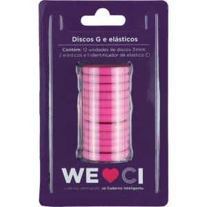 Caderno Inteligente Discos Grande 31mm 12discos+elast Pk-108987-17987