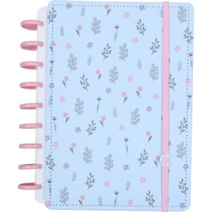 Caderno Inteligente Planner Medio Blue Garden-098743-16902