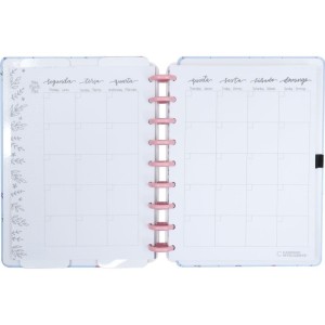 Caderno Inteligente Planner Medio Blue Garden-098743-19571