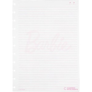 Caderno Inteligente Refil Grande By Barbie Pautado 90g-108313-65317