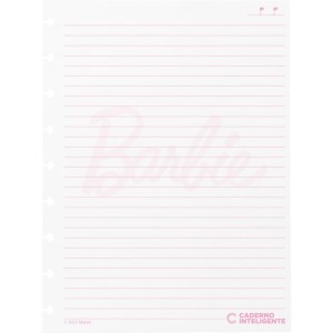 Caderno Inteligente Refil Medio By Barbie Paut. 90g 50fl-108312-23657